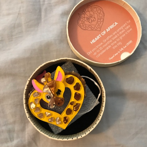 erstwilder Jewelry - NWT ERSTWILDER HEART OF AFRICA BROOCH